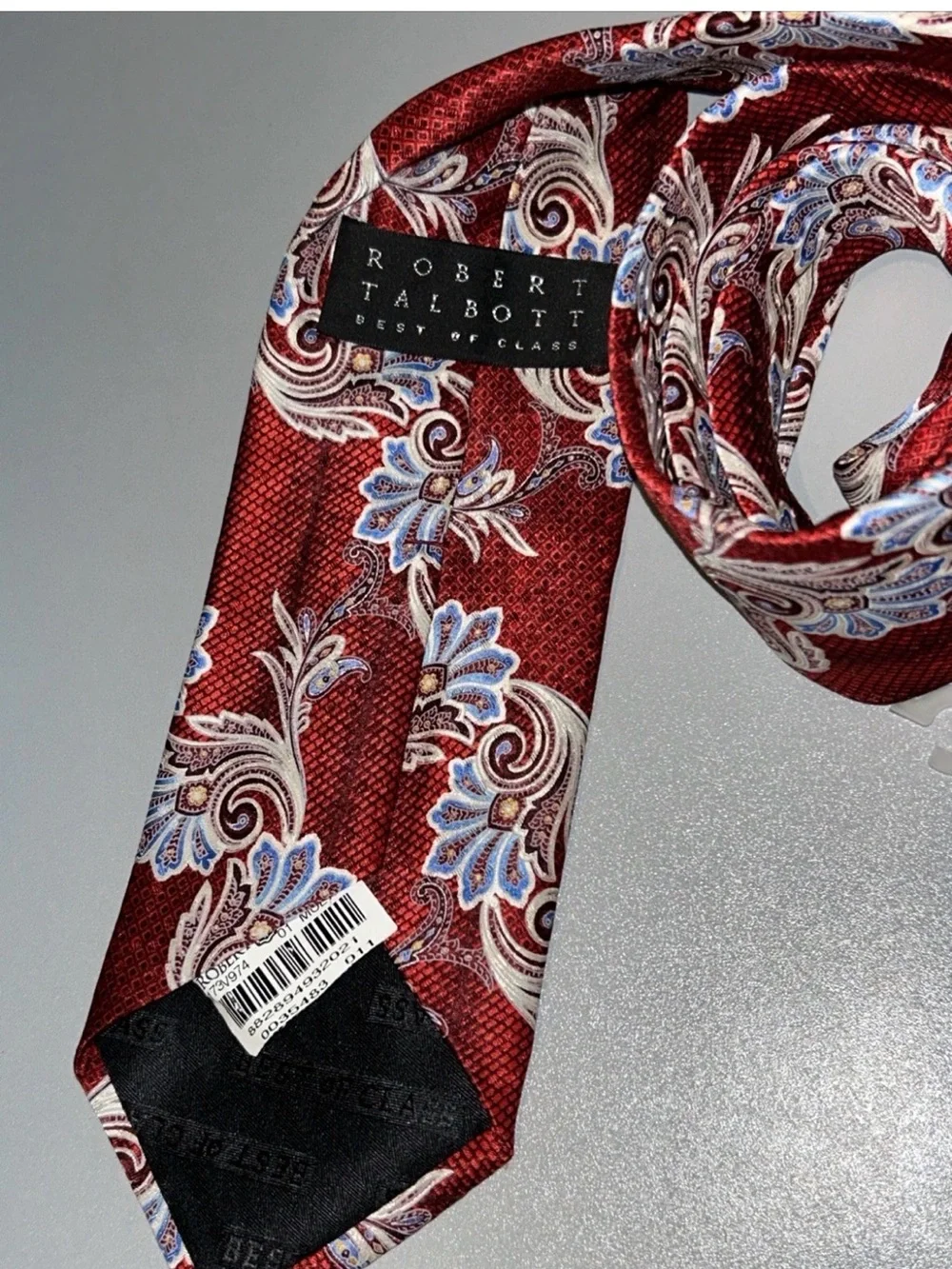 Robert Talbott Best Of The Class Flowers Paisley Silk Tie Gorgeous 61”x 3”1/4